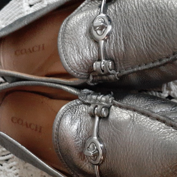 COACH MOCCASINS LEATHER - Picture 4 of 9